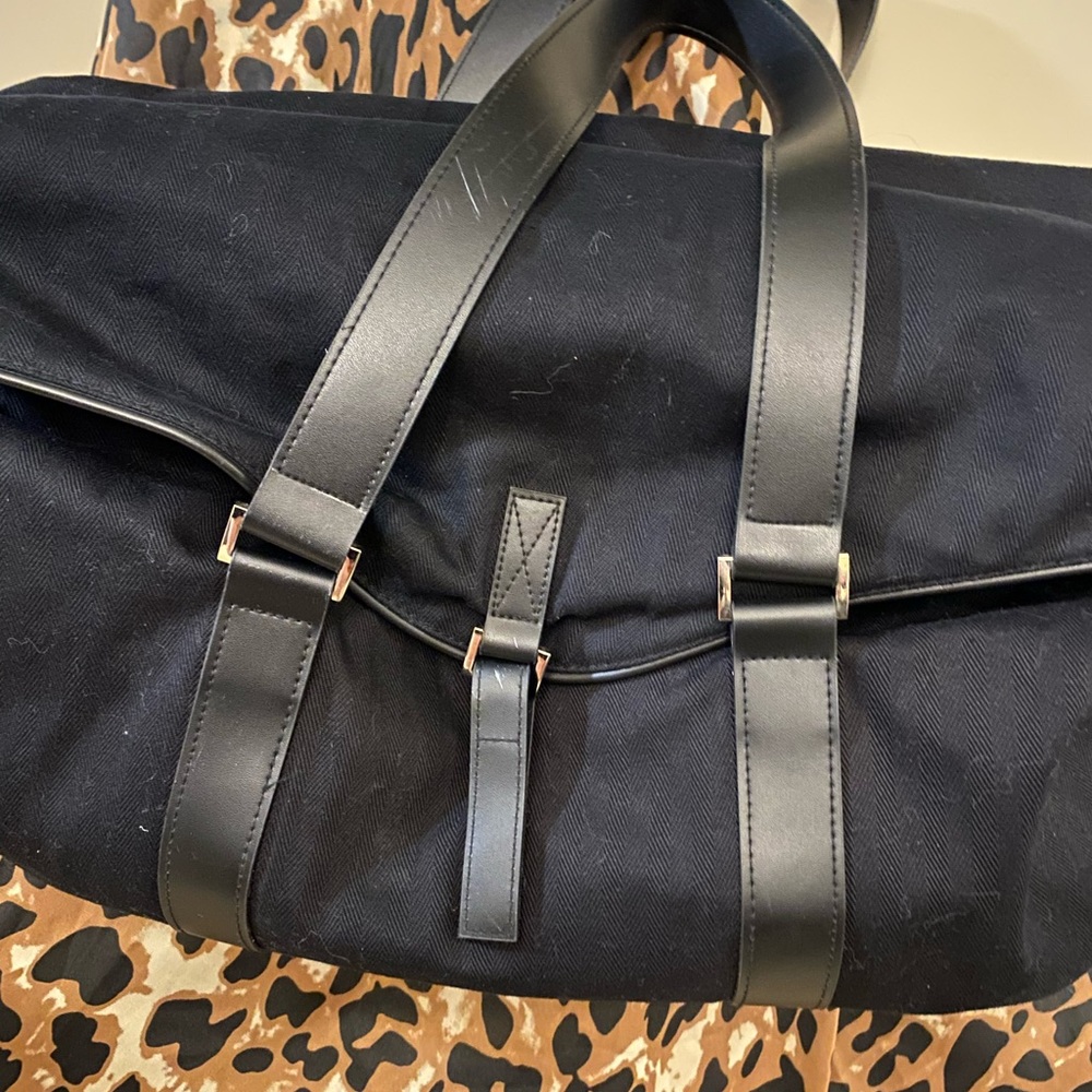 Giorgio Armani Black duffle bag